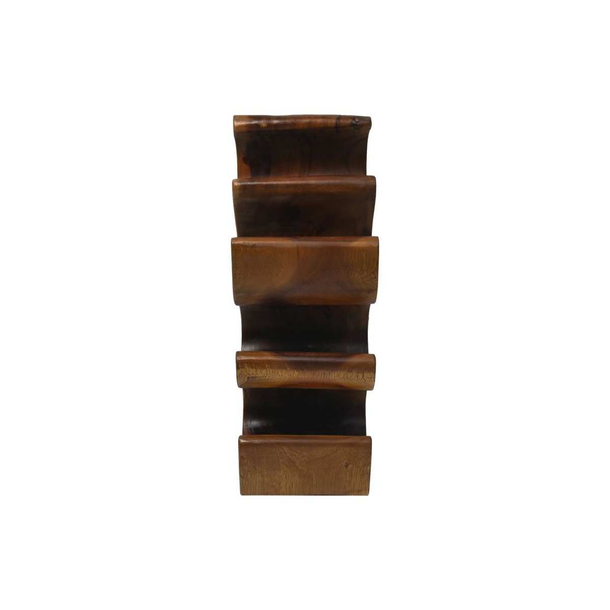 Bottle rack 6 Bottles  27x18x50 - Natural finish - Munggur