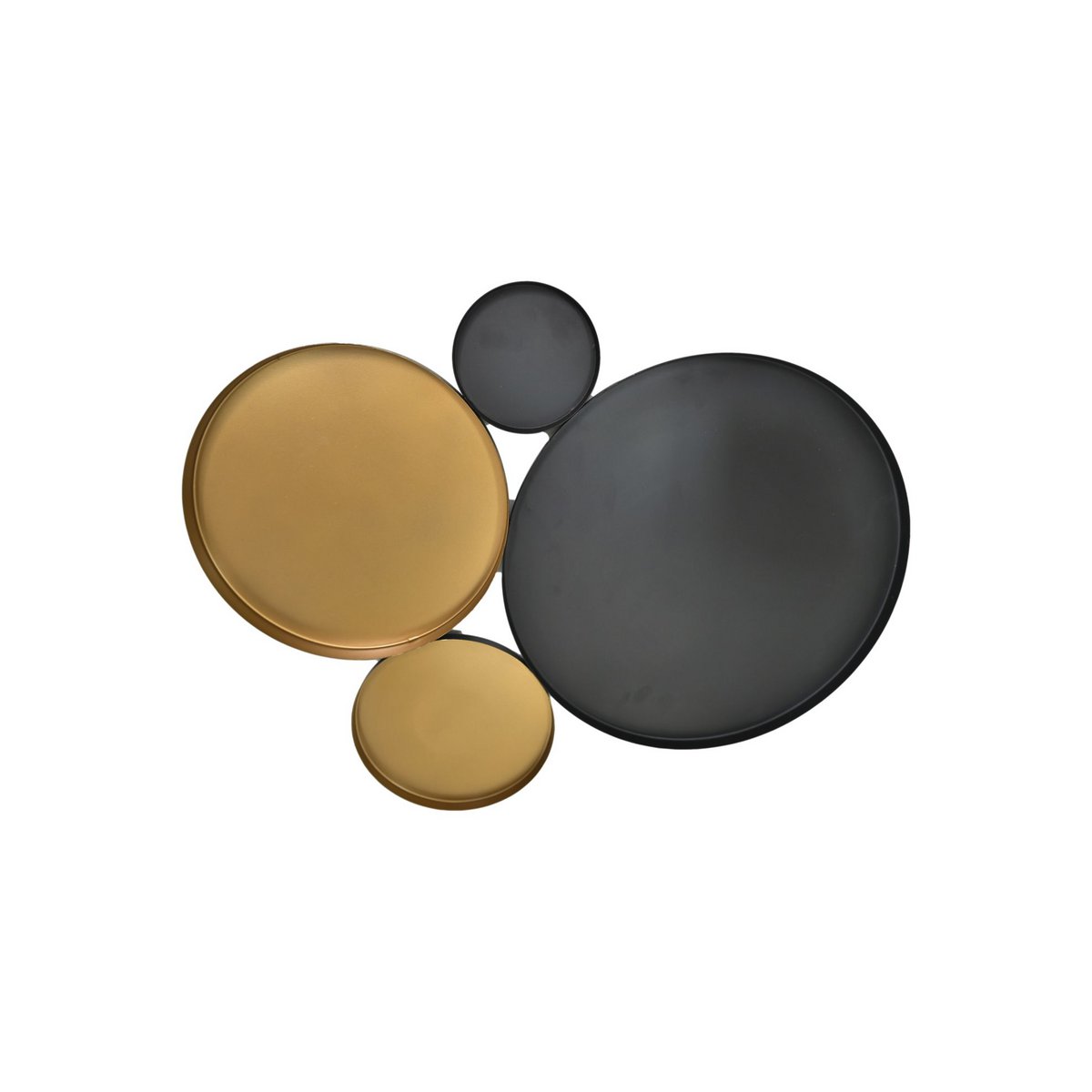 Wall decoration - 61x47x2 - Black/gold - Iron