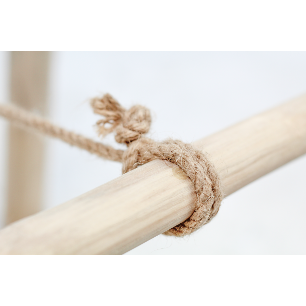 Towel rack - light teak