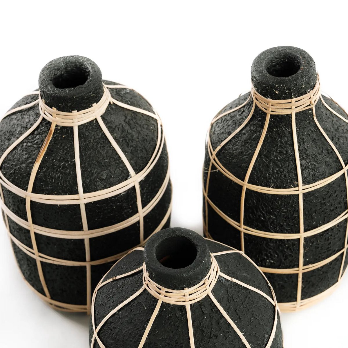 The Whoopy Vase - Zwart Naturel - S