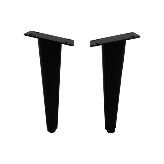 Conical legs - 2.5x10x20 - Black - Metal - Set van 4