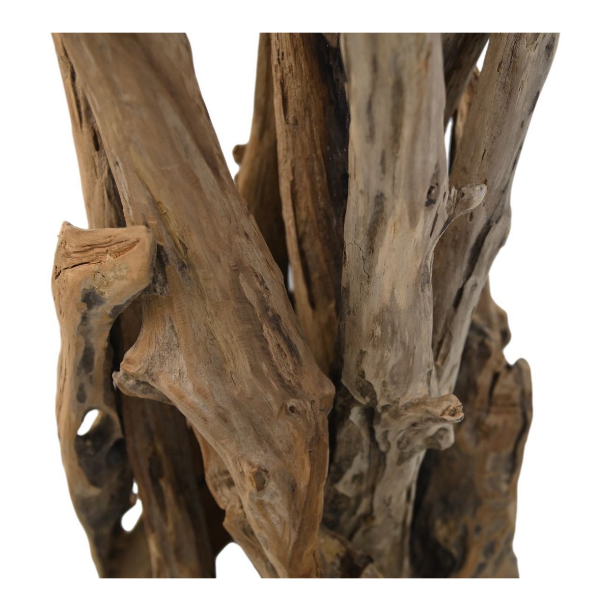 Candle 6- holder - 35x35x65 - Drift wood