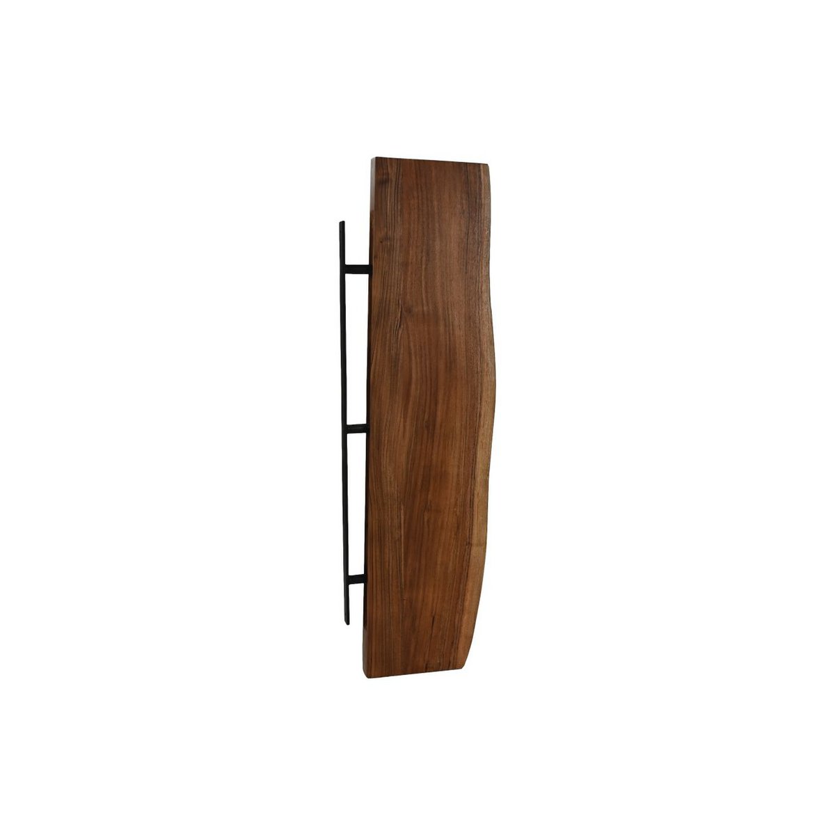 Wall shelve Live Edge - 90x20x4 cm - acacia/Iron