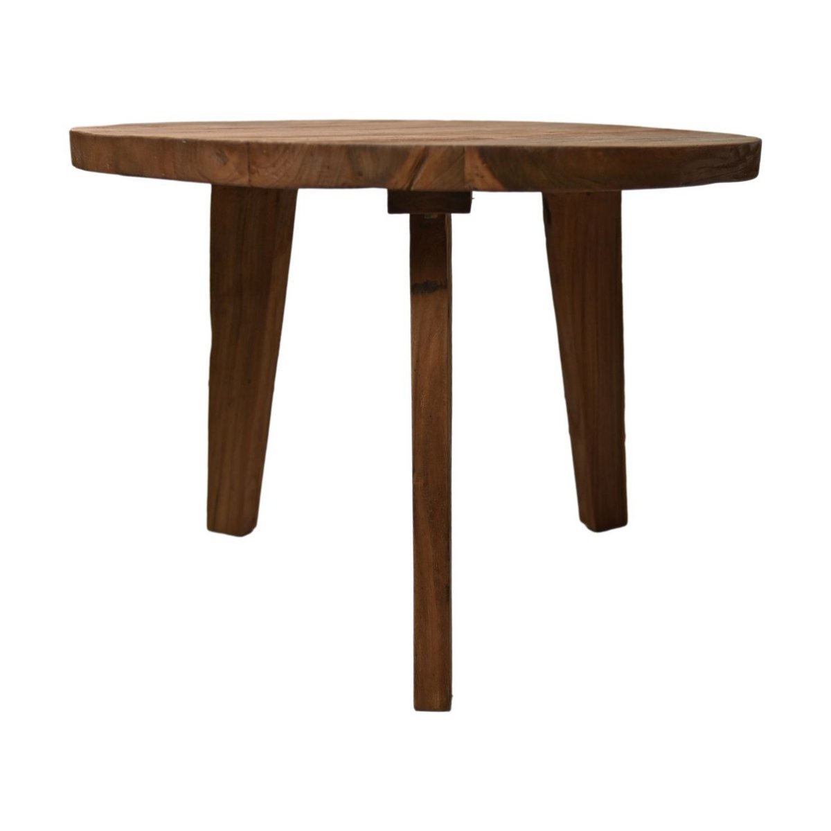 Coffee Tables Round Set of 2 - Ø60x43.5/Ø50x48.5 - Natural - Teak