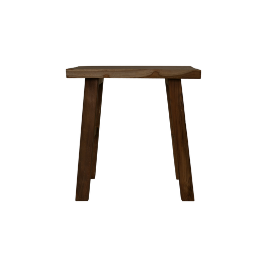 Kruk Buiten - 45x29x45 - Natuurlijk - Teak