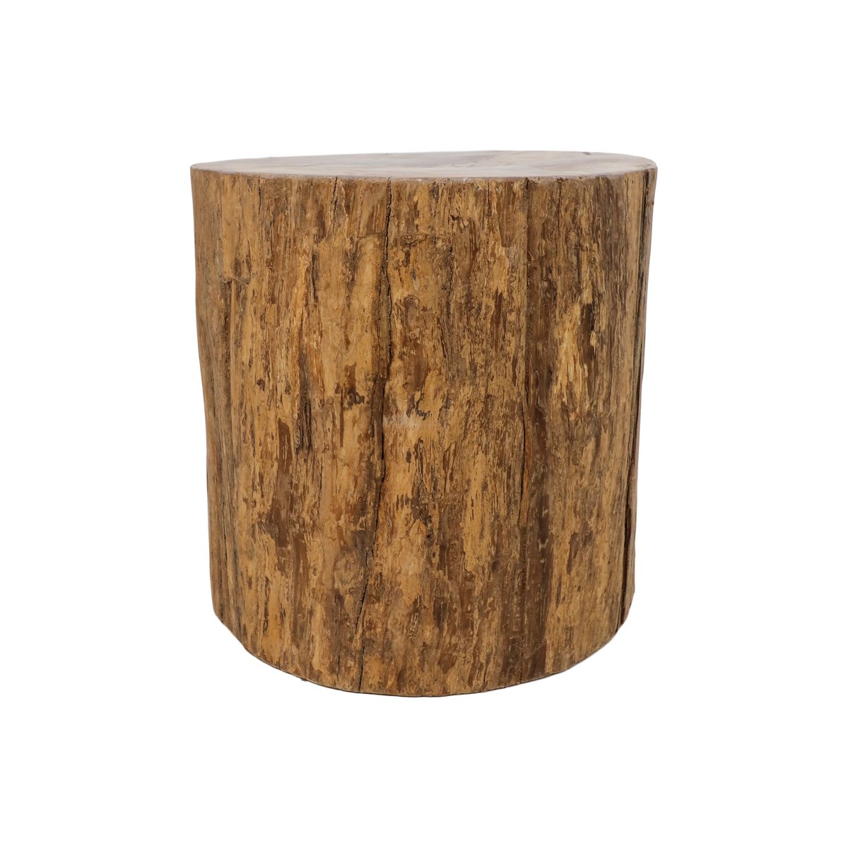 Tree Stump Side Table - ø45 cm - teak