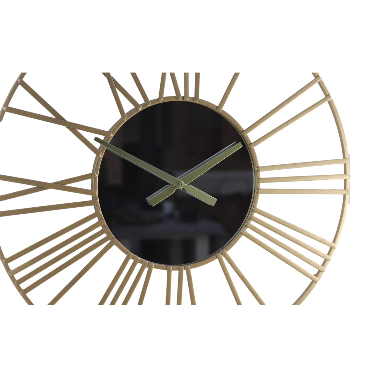 Wall clock Roman - ø80x5x80 - Gold - Iron