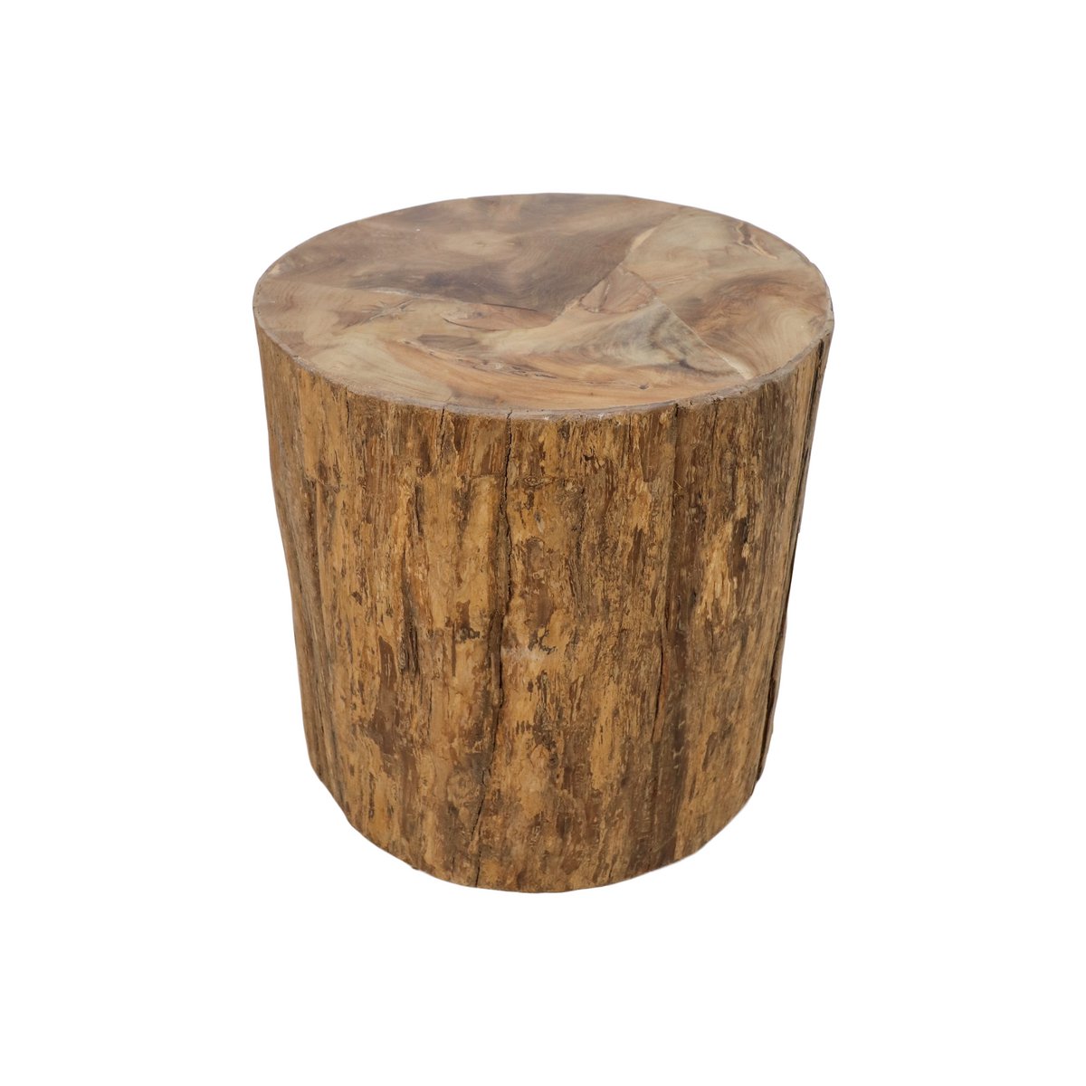 Tree Stump Side Table - ø35 cm - teak