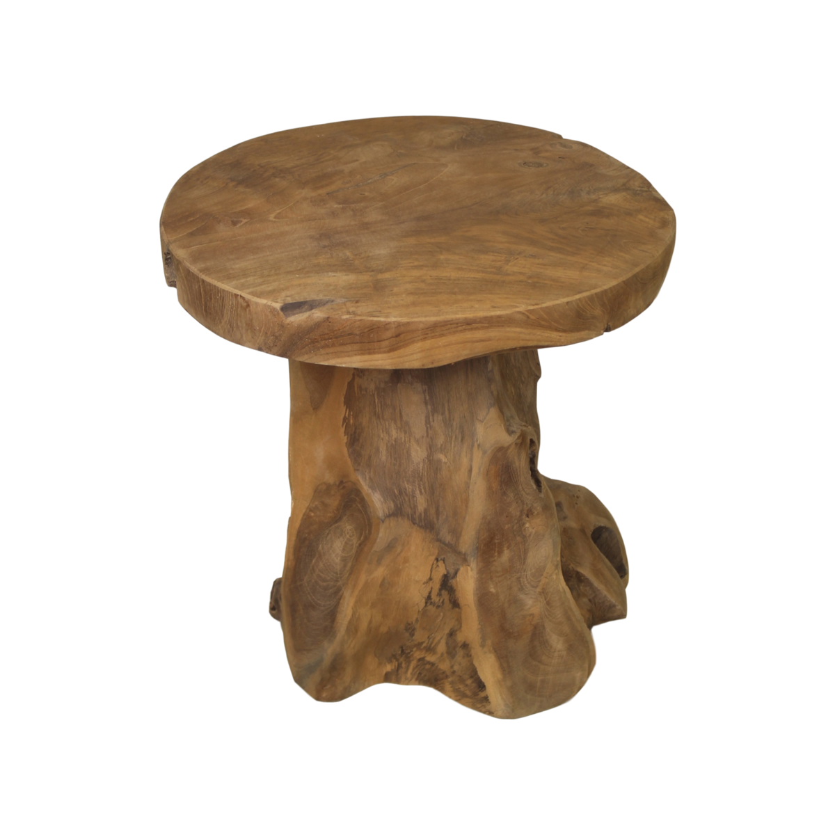 Kruk Root - ø40x41 - Naturel - Teak