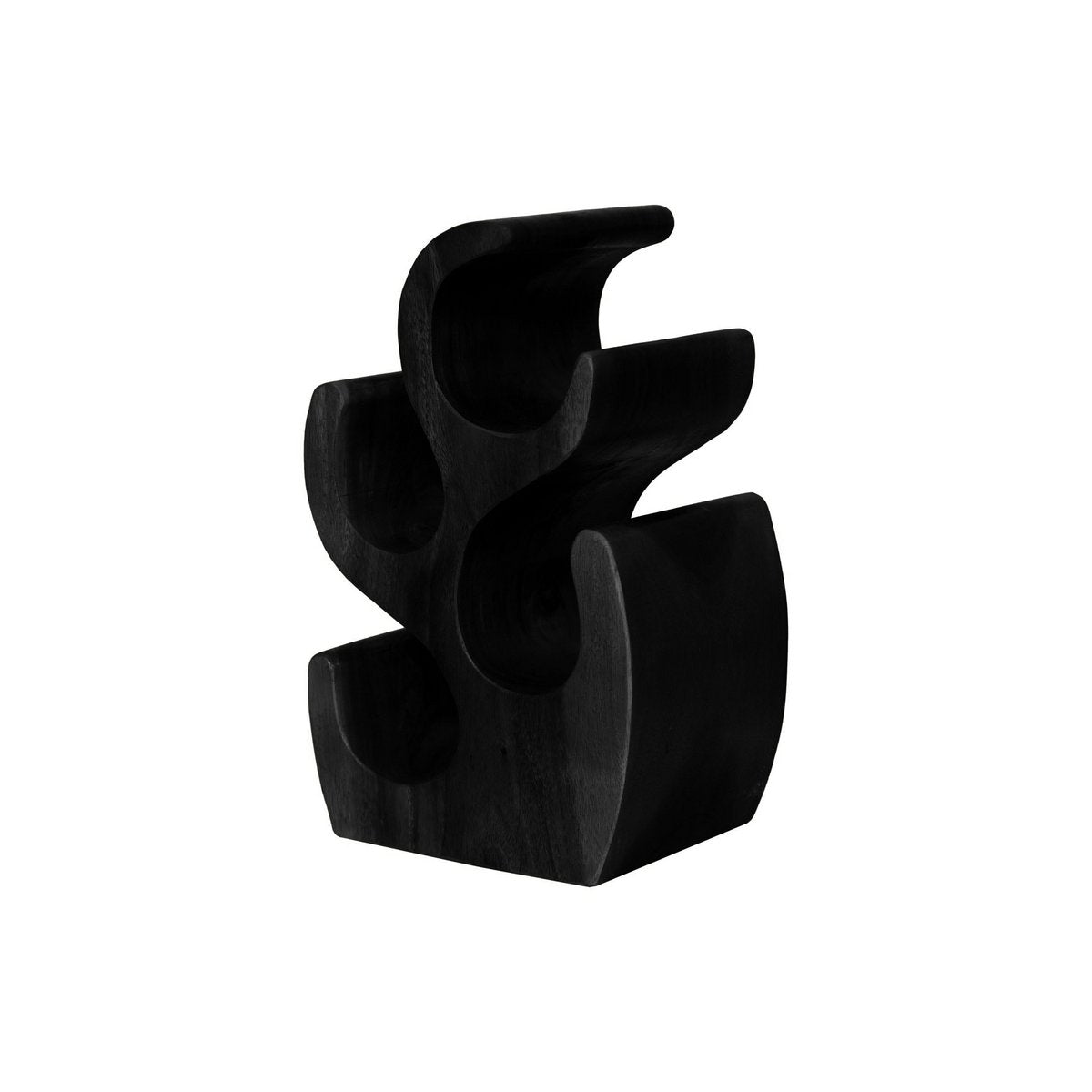 Bottle rack - 26x18x40  -Black - Munggur