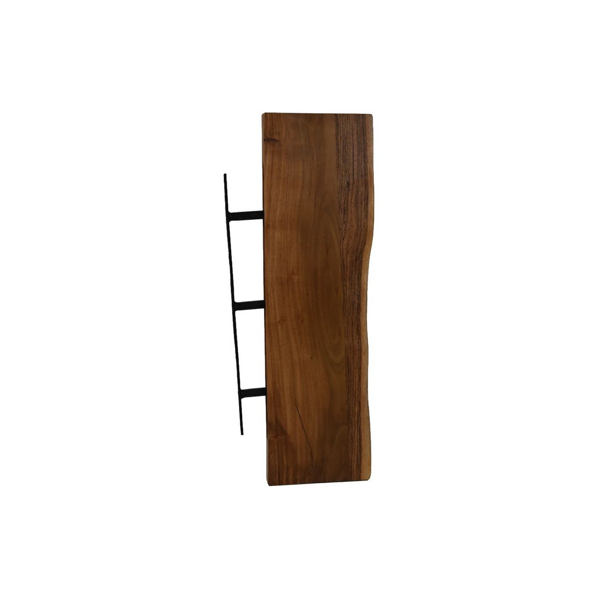 Wall shelve Live Edge - 70x20x4 cm - acacia/Iron