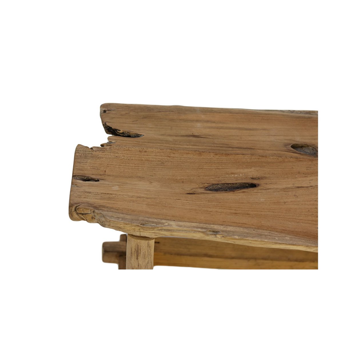 Teak bank - 80x40x45cm - Natuurlijke teak