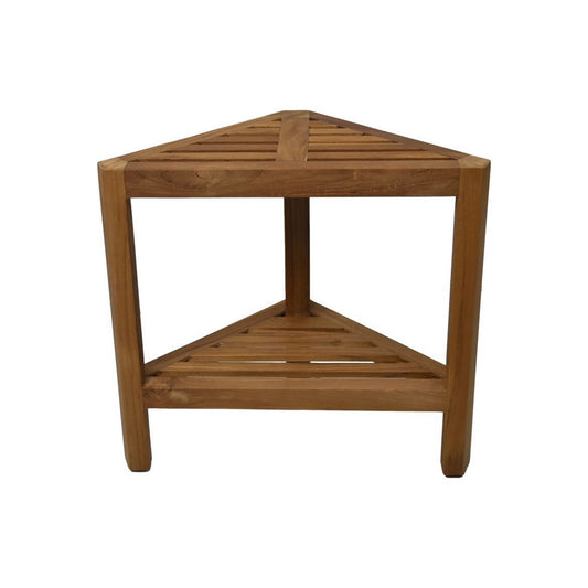 Decorative corner Stool - 46x30x46,5 - Natural - Teak