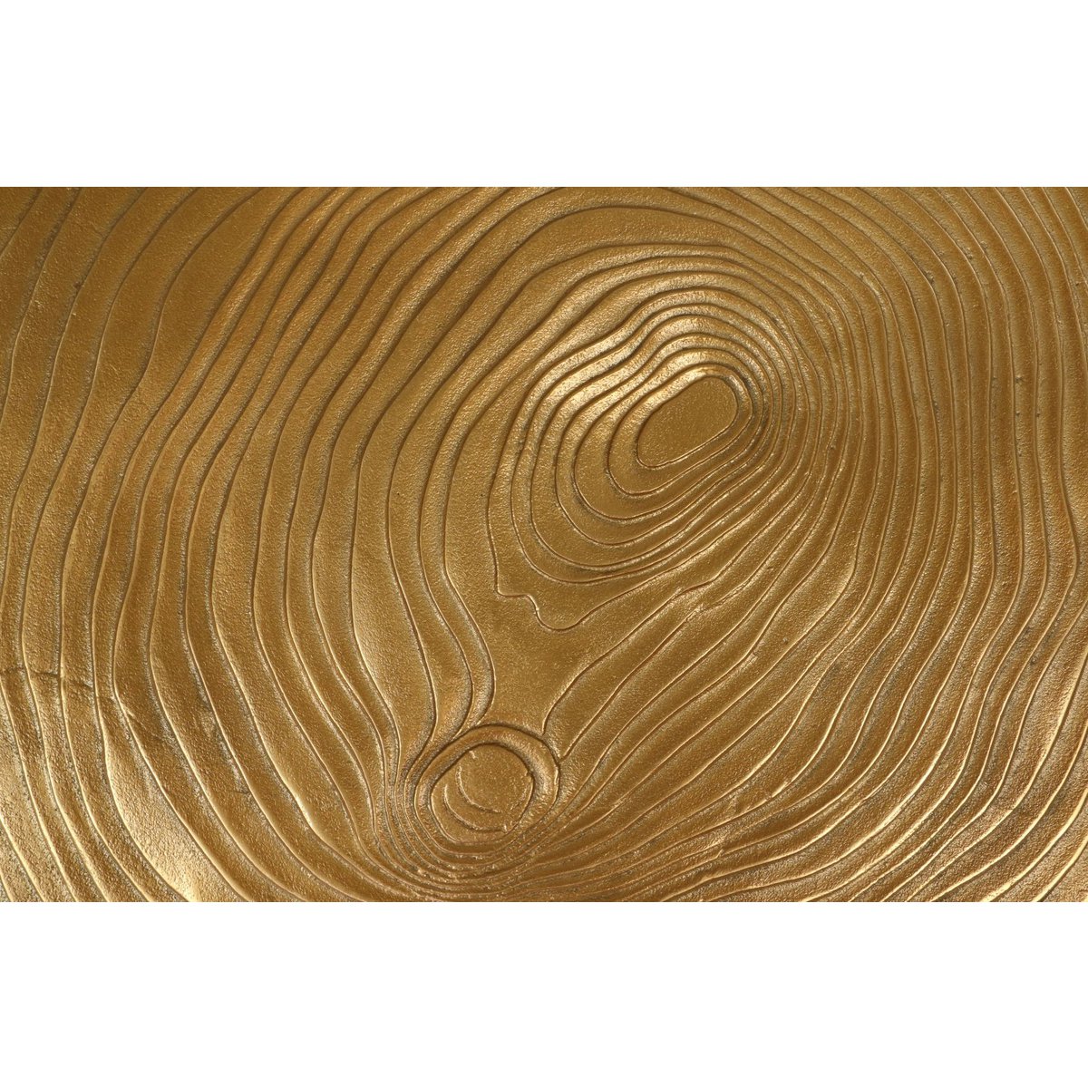 Coffee Table - ø65x42- Gold/Black - Aluminium/metal