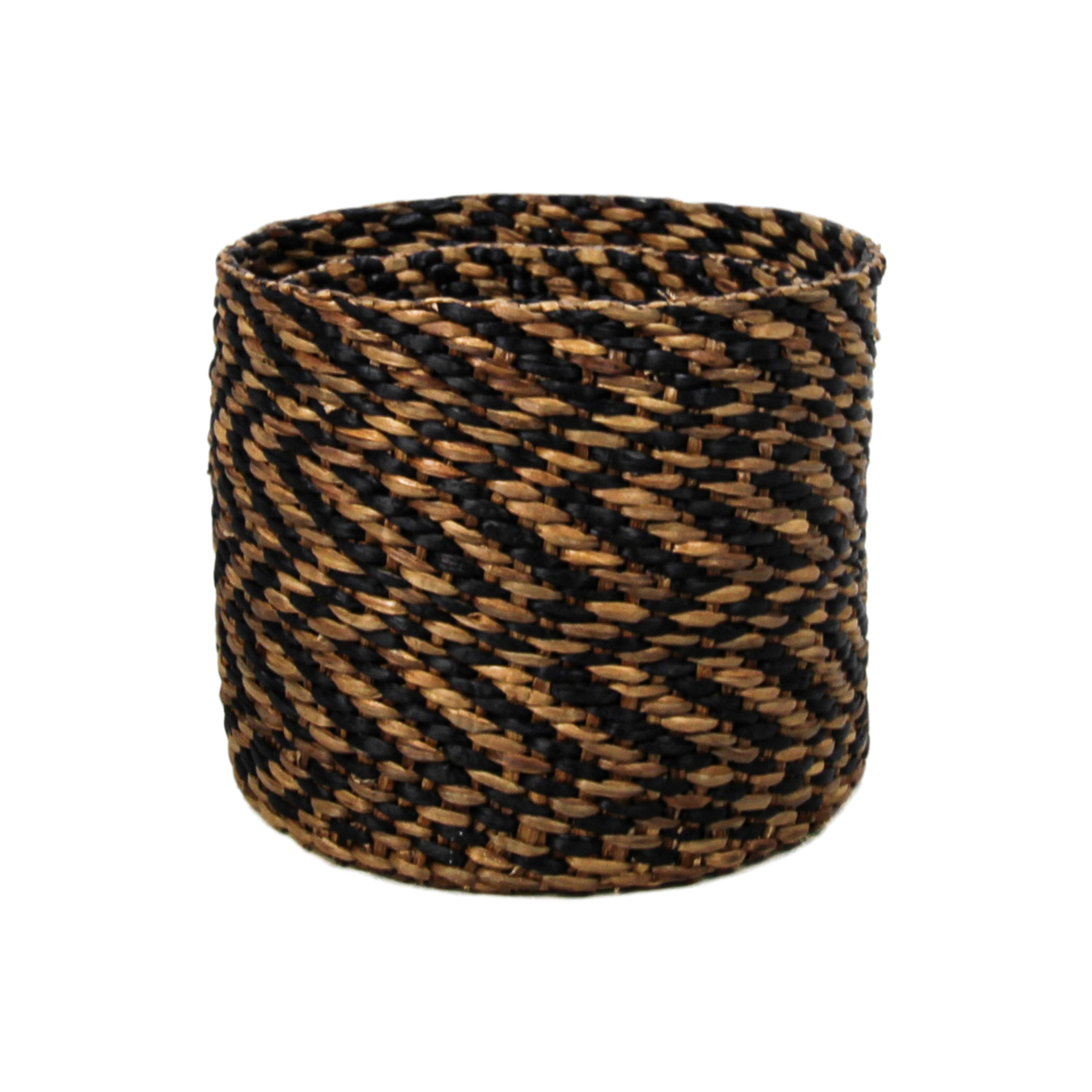 3 Piece Basket Set - black/natural