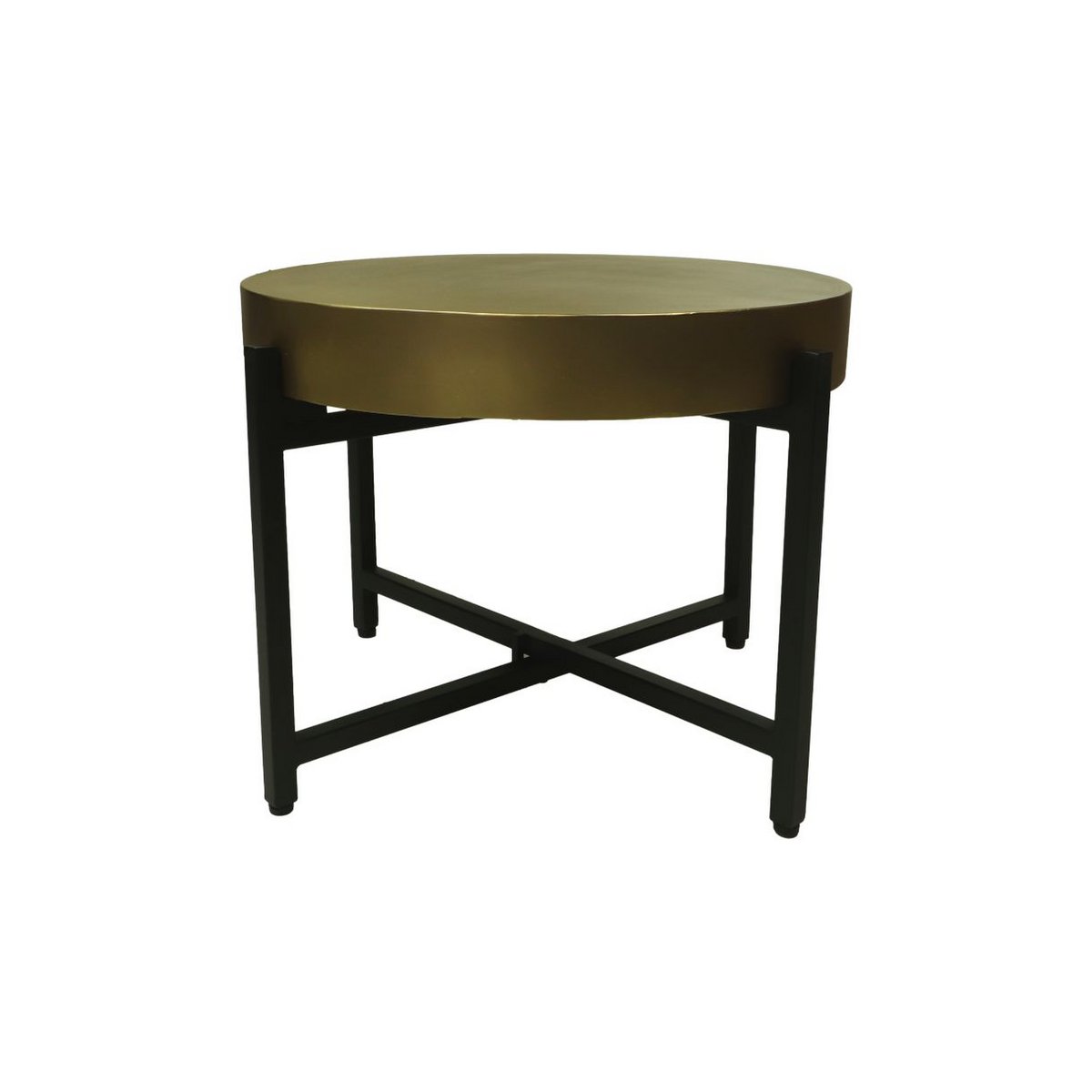 Coffee Table - ø50x40- Gold/Black - metal