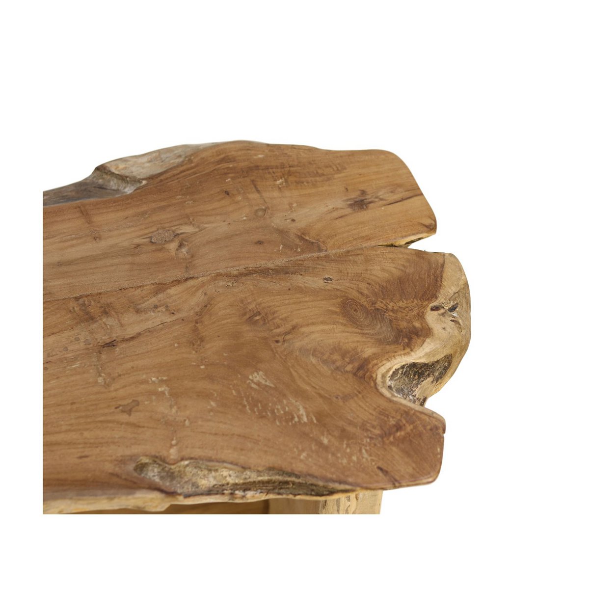 Teak bank - 80x40x45cm - Natuurlijke teak