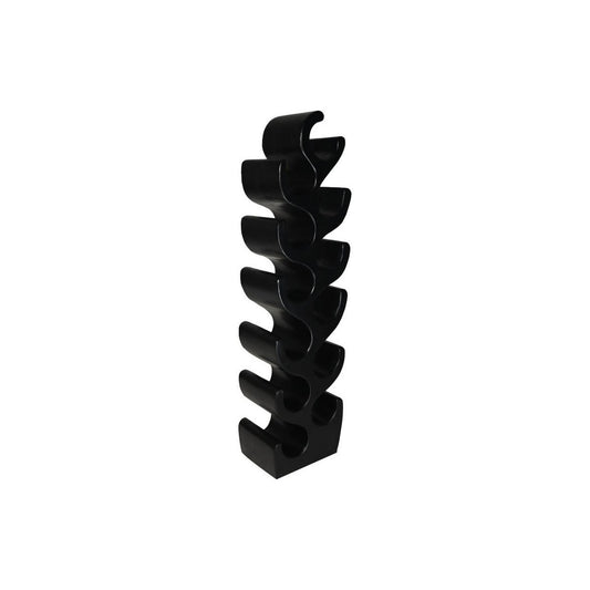 Bottle rack large - black - suar