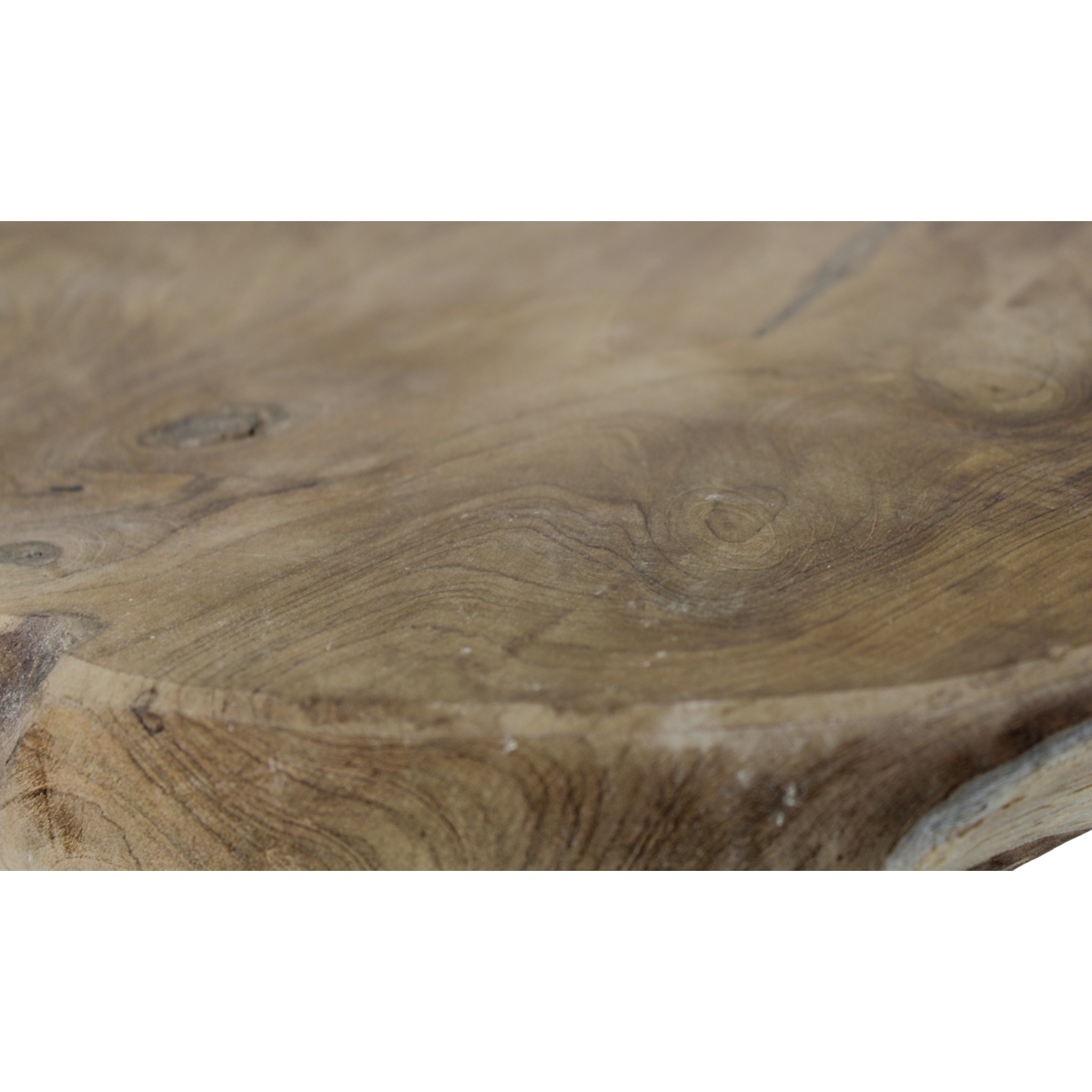 Kruk Root - ø40x41 - Naturel - Teak