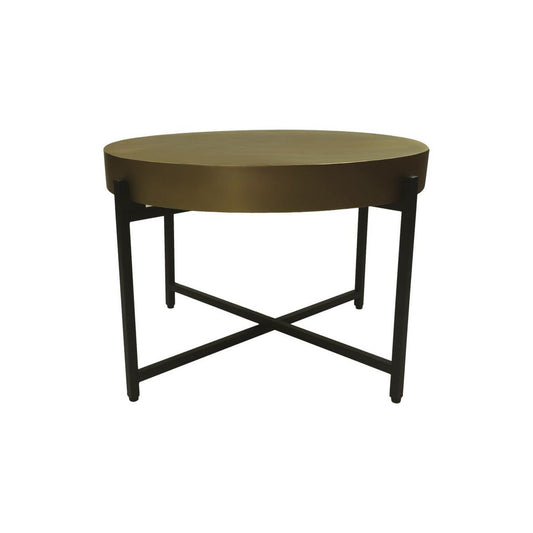 Coffee Table - ø70x50- Gold/Black - metal