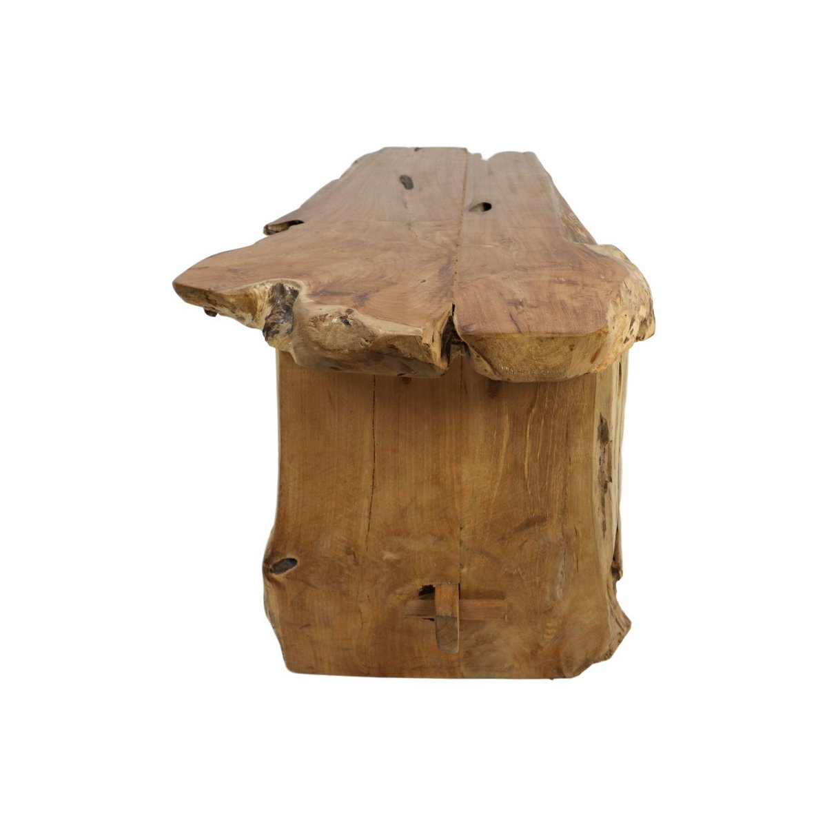 Teak bank - 80x40x45cm - Natuurlijke teak