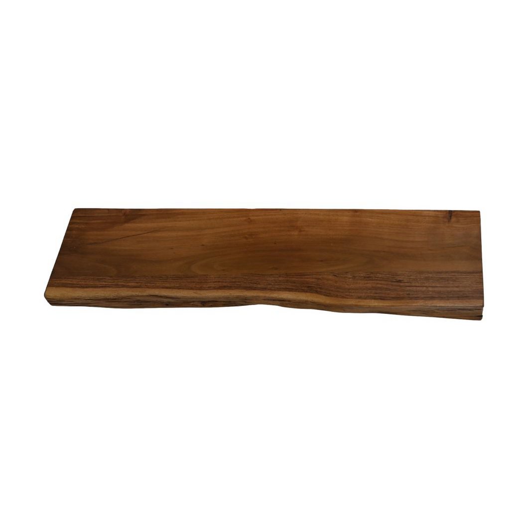 Wall shelve Live Edge - 70x20x4 cm - acacia/Iron