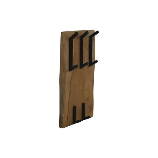 Coat rack LiveEdge Vertical - 26x3x60 - Acacia/metal - Natural