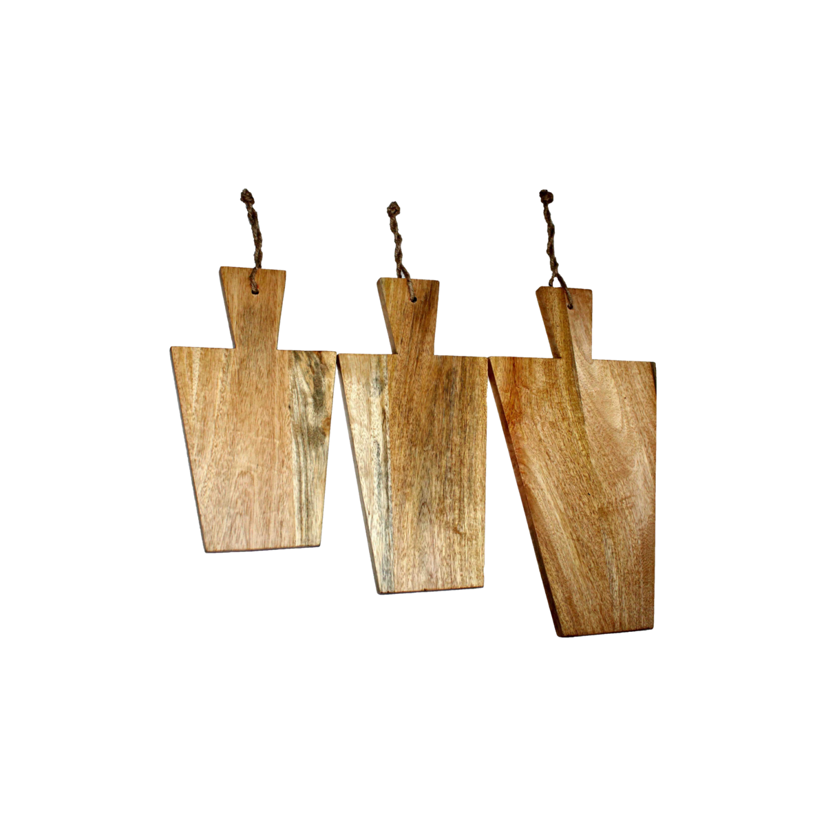 Chopping boards - 40x22x2 - Natural - Mango wood - Set of 3