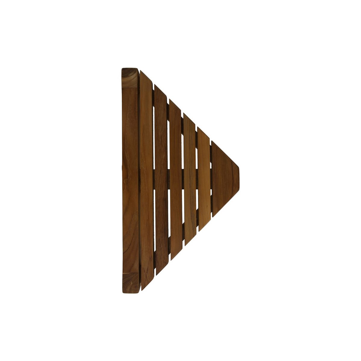 Decoratieve hoekkruk - 38x20x32 - Natuurlijk - Teak - Set van 2