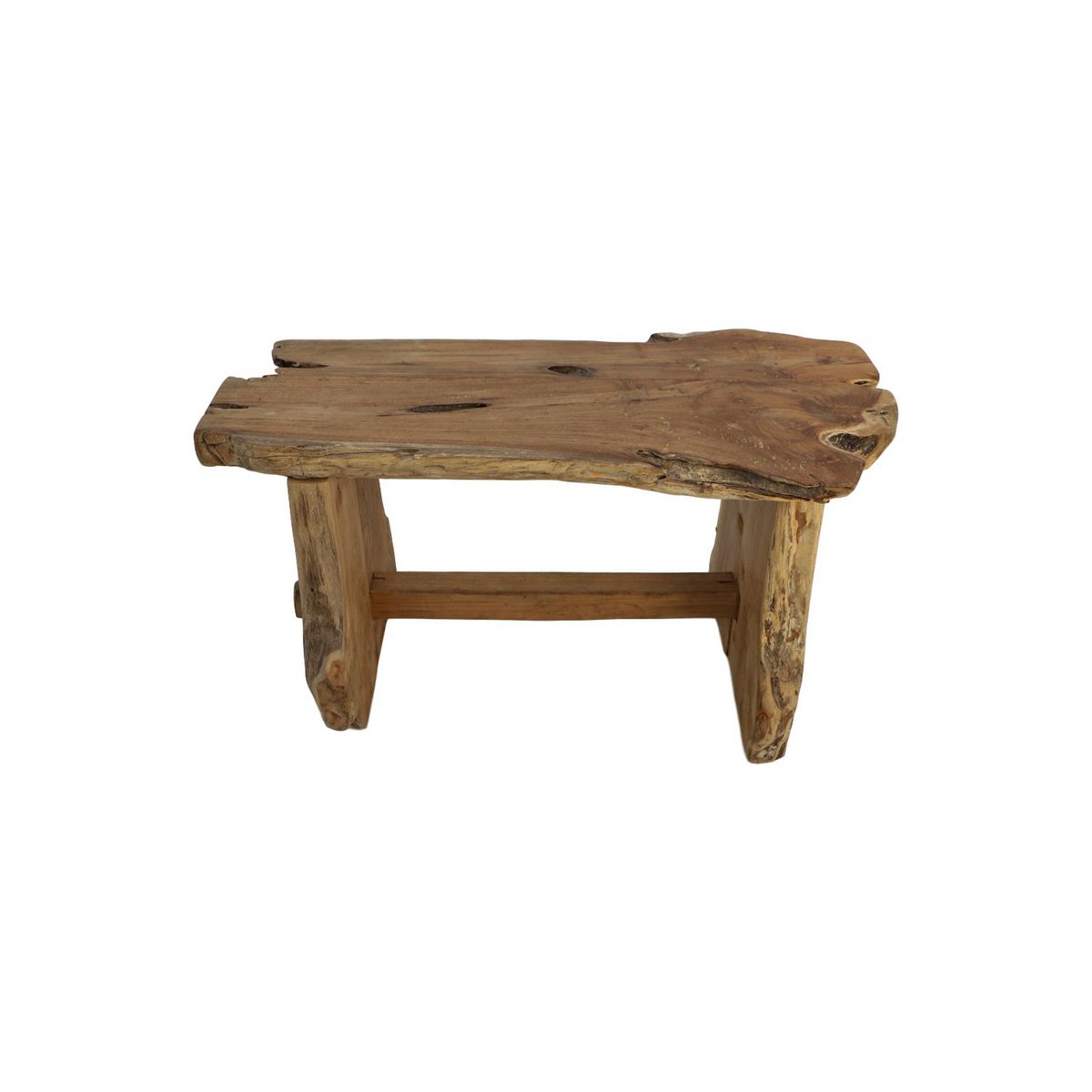 Teak bank - 80x40x45cm - Natuurlijke teak