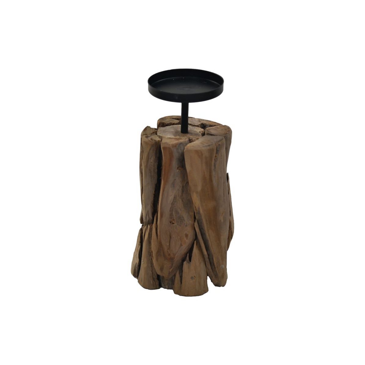 Candle holder - 13x13x21 - Drift wood