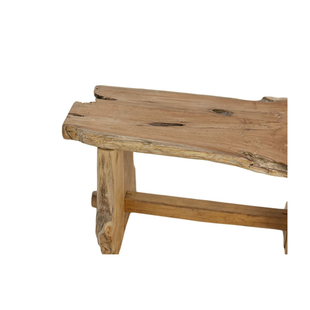 Teak bank - 80x40x45cm - Natuurlijke teak