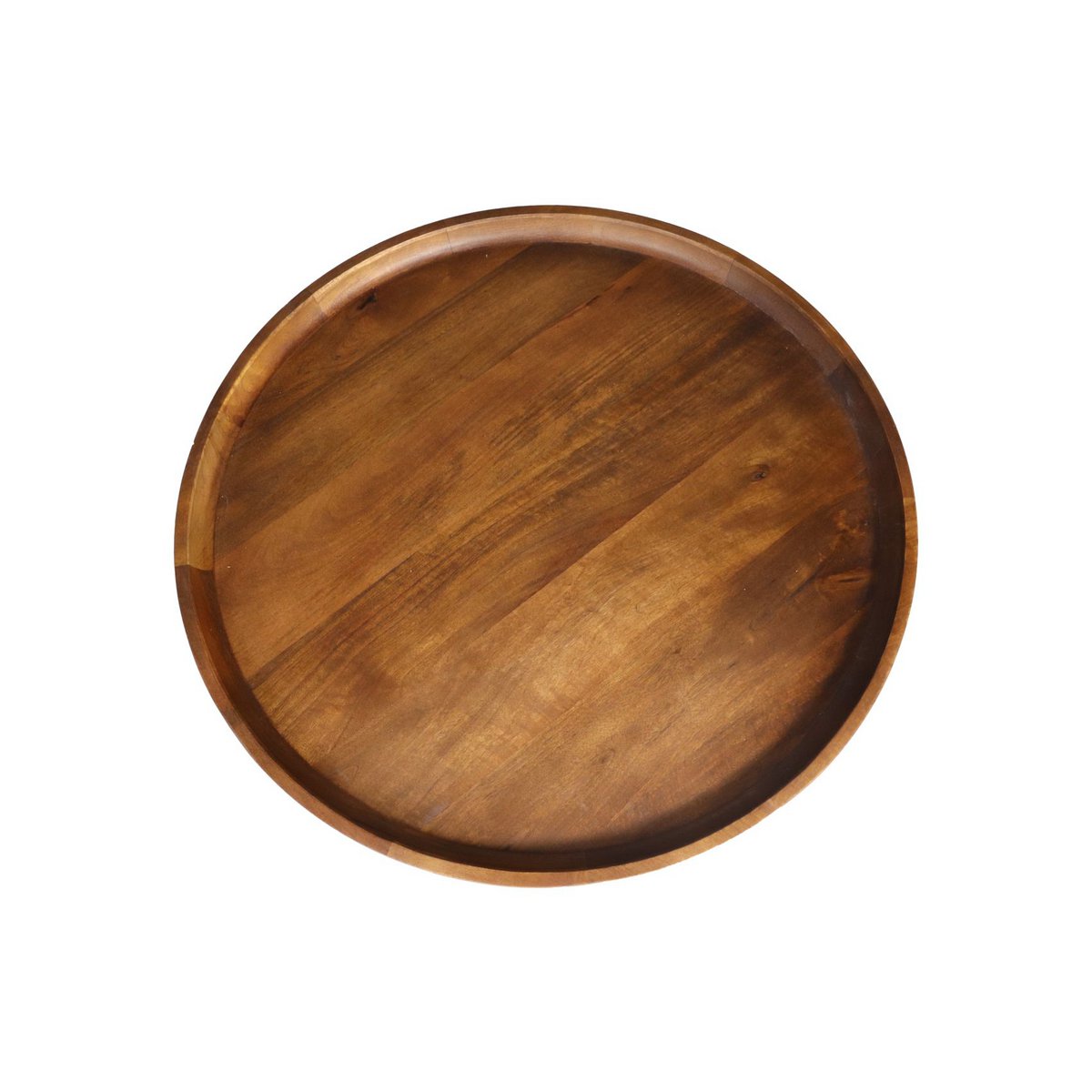 Coffee Table Drum - 75x75x32 - Matt brown - Mangowood