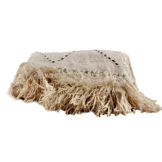 Thin Linnen Fringe Blanket 200*140