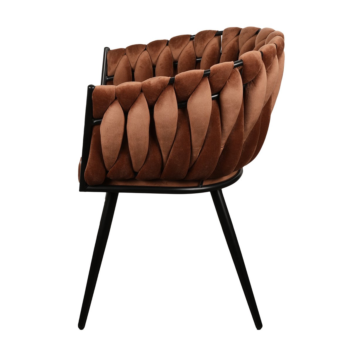 Wave chair copper (Set of 2)