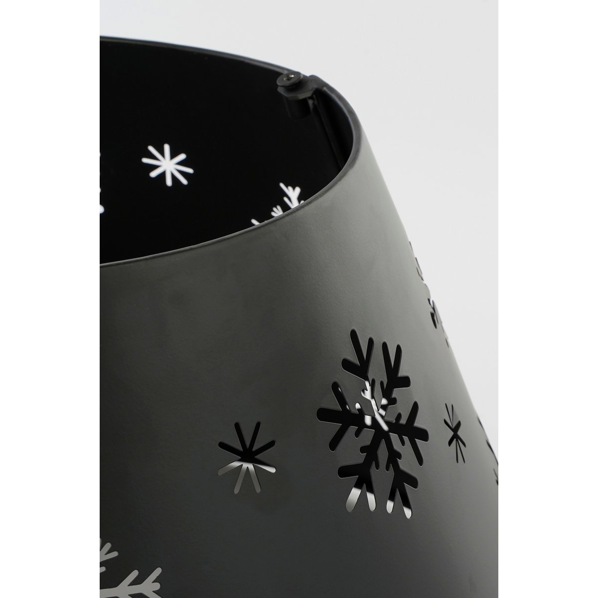 Christmas tree skirt - L50 x W30 x H26 cm - Metal - Black