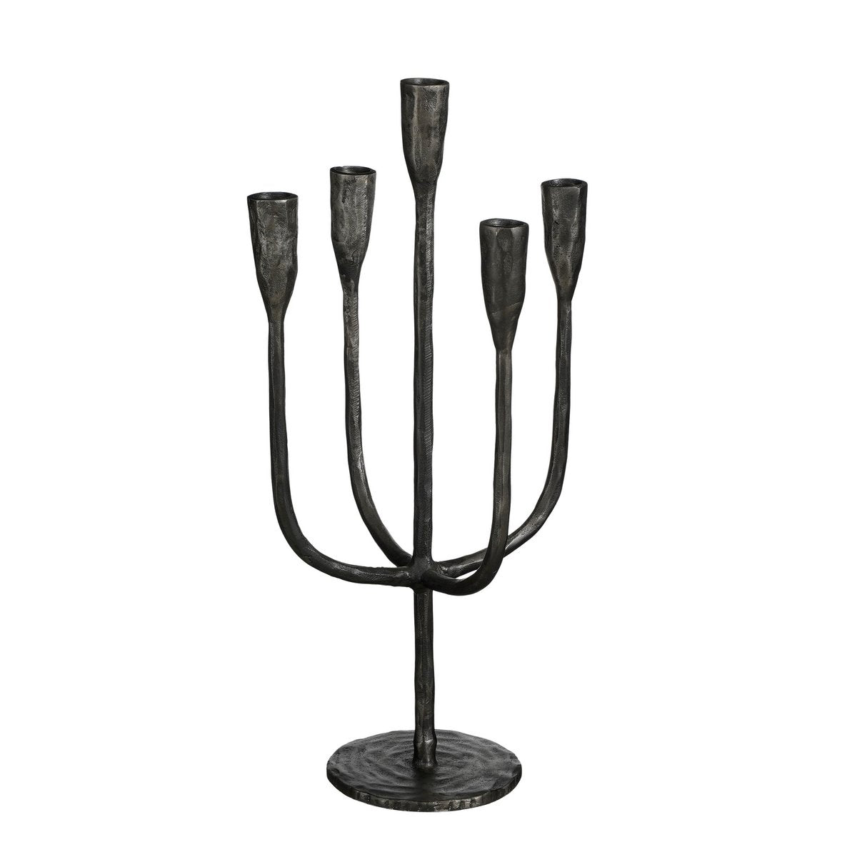 Stretto Candlestick - H43 x Ø22 cm - Black