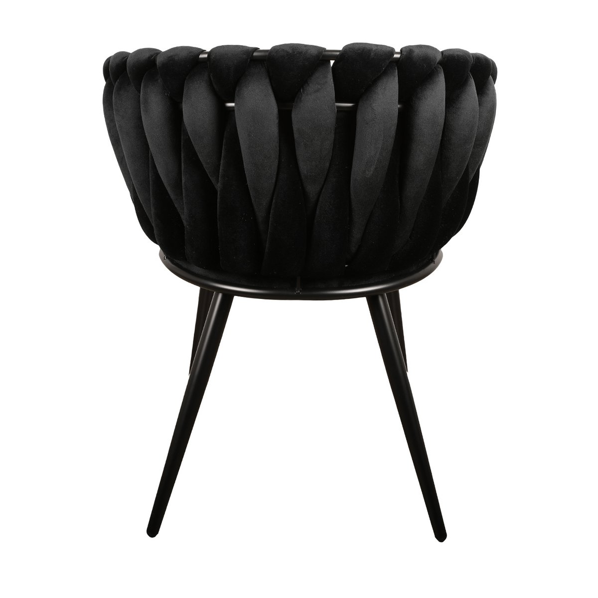 Wave chair black (Set of 2)