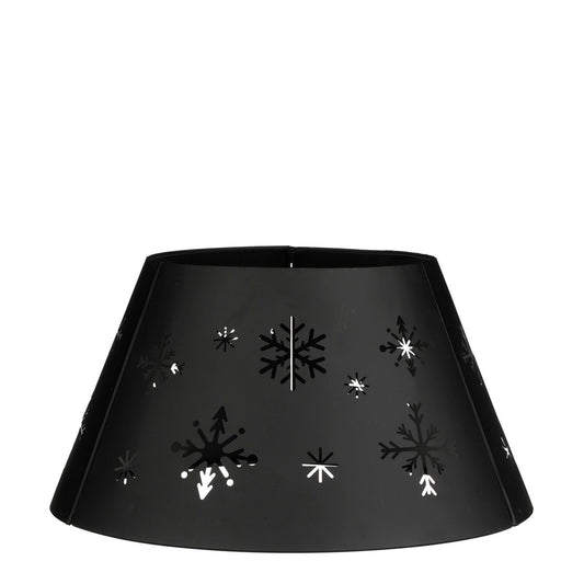 Christmas tree skirt - L50 x W30 x H26 cm - Metal - Black